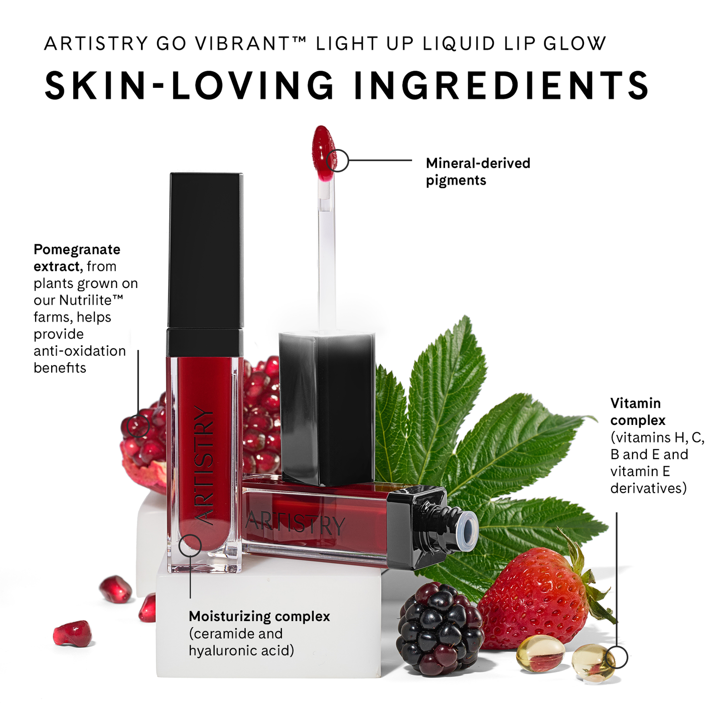 Go Vibrant™ Light Up Liquid Lip Glow - Choco Bean