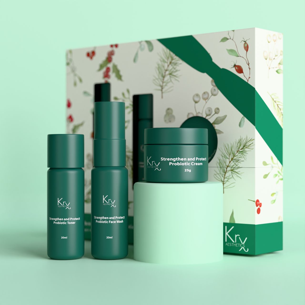 Krx Strengthen + Protect Probiotic Skincare Set